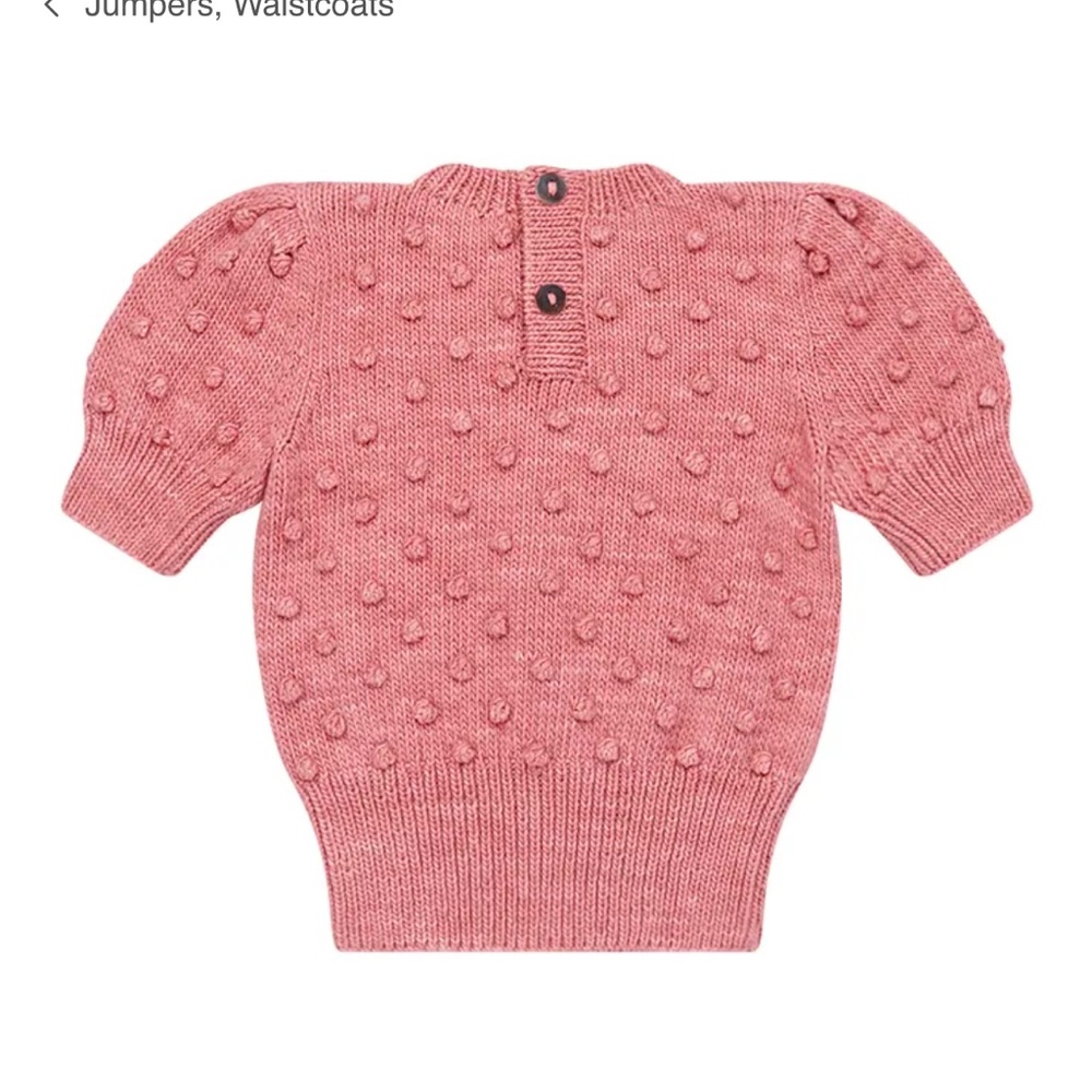 Misha & Puff sweater top 100% Pima cotton Ellie popcorn knit sweater 2Y - Picture 3 of 11